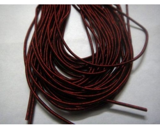 DARK MAROON MATT - 150 Inches French Metal Wire Gimp Coil Bullion Purl - Smooth Regular - 3.80 Meters